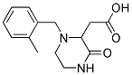 2-[1-(2-METHYLBENZYL)-3-OXO-2-PIPERAZINYL]-ACETIC ACID Struktur