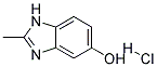 2-METHYL-1H-BENZIMIDAZOL-5-OL HYDROCHLORIDE Struktur