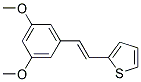 2-[(E)-2-(3,5-DIMETHOXY-PHENYL)-VINYL]-THIOPHENE Struktur