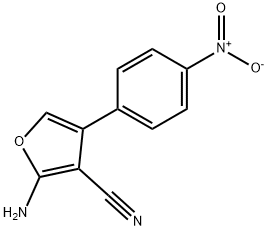 2-AMINO-4-(4-NITROPHENYL)-3-FURONITRILE Struktur