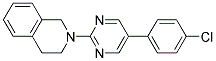 2-[5-(4-CHLOROPHENYL)PYRIMIDIN-2-YL]-1,2,3,4-TETRAHYDROISOQUINOLINE Struktur