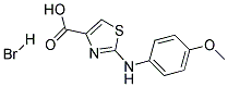 2-(4-METHOXYANILINO)-1,3-THIAZOLE-4-CARBOXYLIC ACID HYDROBROMIDE Struktur