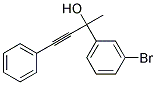 2-(3-BROMO-PHENYL)-4-PHENYL-BUT-3-YN-2-OL Struktur