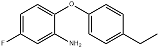 2-(4-ETHYLPHENOXY)-5-FLUOROANILINE Struktur