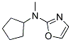 2-CYCLOPENTYLMETHYLAMINO-OXAZOLE Struktur