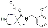 2-(2-METHOXYBENZYL)-2,8-DIAZASPIRO[4.5]DECAN-1-ONE HYDROCHLORIDE Struktur