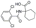 1-(2,6-DICHLORO-BENZOYLAMINO)-CYCLOHEXANECARBOXYLIC ACID Struktur