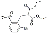 2-(2-BROMO-6-NITRO-BENZYL)-MALONIC ACID DIETHYL ESTER Struktur