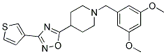 1-(3,5-DIMETHOXYBENZYL)-4-[3-(3-THIENYL)-1,2,4-OXADIAZOL-5-YL]PIPERIDINE Struktur