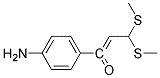 1-(4-AMINO-PHENYL)-3,3-BIS-METHYLSULFANYL-PROPENONE Struktur