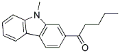 1-(9-METHYL-9H-CARBAZOL-2-YL)-PENTAN-1-ONE Struktur