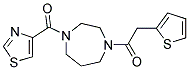 1-(1,3-THIAZOL-4-YLCARBONYL)-4-(2-THIENYLACETYL)-1,4-DIAZEPANE Struktur