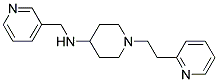 1-(2-PYRIDIN-2-YLETHYL)-N-(PYRIDIN-3-YLMETHYL)PIPERIDIN-4-AMINE Struktur