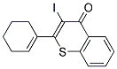 2-CYCLOHEX-1-ENYL-3-IODO-THIOCHROMEN-4-ONE Struktur