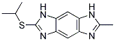 2-(ISOPROPYLTHIO)-6-METHYL-1,7-DIHYDROIMIDAZO[4,5-F]BENZIMIDAZOLE Struktur