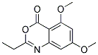 2-ETHYL-5,7-DIMETHOXY-BENZO[D][1,3]OXAZIN-4-ONE Struktur