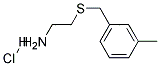 2-[(3-METHYLBENZYL)SULFANYL]ETHYLAMINE HCL Struktur