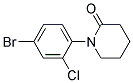 1-(4-BROMO-2-CHLORO-PHENYL)-PIPERIDIN-2-ONE Struktur