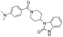 1-(1-[4-(DIMETHYLAMINO)BENZOYL]PIPERIDIN-4-YL)-1,3-DIHYDRO-2H-BENZIMIDAZOL-2-ONE Struktur