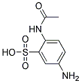 2-Acetamido-5-aminobenzenesulfonic acid  Struktur