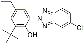 2-(2'-Hyaroxy-3'-tert-butyl-5'-vinylphenyl)-5-chlorobenzotriazole Struktur