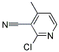 2-Chloro-3-Cyano-4-Methyl-Pyridine Struktur