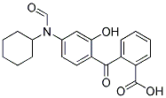 2-[4-(N-Cyclohexanemethylamino)-2-Hydroxybenzoyl]Benzoic Acid Struktur