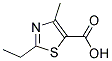 2-Ethyl-4-Methyl-5-Thiazole-Carboxylic Acid Struktur