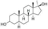 17a-Methyl-5 A-Androstan-3,17-Diol Struktur