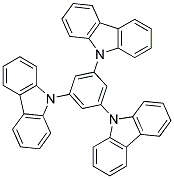 1,3,5-TRIS(CARBAZOL-9-YL)-BENZENE Struktur