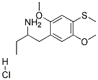 1-(2,5-DIMETHOXY-4-METHYLTHIOPHENYL)-2-AMINOBUTANE HYDROCHLORIDE Struktur