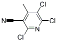 2,5,6-TRICHLORO-3-CYANO-4-METHYL PYRIDINE Struktur