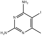 2,4-Diamino-5-Iodo-6-Methylpyrimidine Struktur