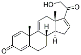 1,4,9,(11),16-Pregnatetraene-21-Ol-3,20-Dione-21-A Struktur