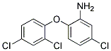 2-Amino-2',4,4'-Trichlorodiphenyl Ether Struktur