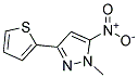 1-methyl-5-nitro-3-(2-thienyl)-1H-pyrazole Struktur