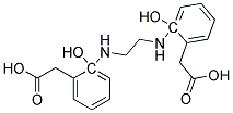 2,2'-(ETHYLENEDIIMINO)BIS((O-HYDROXYPHENYL)ACETICACID) Struktur