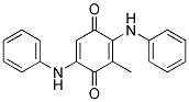 2,5-DIANILINO-3-METHYL-P-BENZOQUINONE Struktur