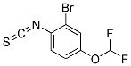 2-Bromo-4-(difluoromethoxy)phenylisothiocyanate Struktur