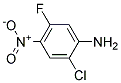 2-CHLOR-5-FLUORO-4-NITROANILINE Struktur