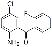 2-AMINO-5-CHLORO-2'-FLUOROBENZOPHEONE Struktur