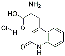 2-AMINO-3-(1,2-DIHYDRO-2-OXOQUINOLINE-4-YL)-PROPIONIC ACID HYDROCHLORIDE Struktur