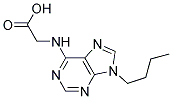 2-(9-BUTYL-9H-PURIN-6-YLAMINO)ACETIC ACID Struktur