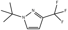 1-TERT-BUTYL-3-(TRIFLUOROMETHYL)-1H-PYRAZOLE Struktur