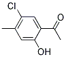 1-(5-CHLORO-2-HYDROXY-4-METHYLPHENYL)ETHAN-1-ONE Struktur