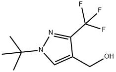 (1-TERT-BUTYL-3-(TRIFLUOROMETHYL)-1H-PYRAZOL-4-YL)METHANOL Struktur