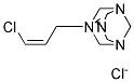 1-CIS-3-CHLOROALLYL-3,5,7-TRIAZA-1-AZONIA-ADAMANTANE CHLORIDE SOLUTION 100UG/ML IN METHANOL 1ML Struktur