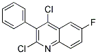 2,4-DICHLORO-6-FLUORO-3-PHENYLQUINOLINE, TECH Struktur