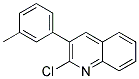 2-CHLORO-3-(3-METHYLPHENYL)QUINOLINE, TECH Struktur