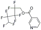 2,2,3,3,4,4,5,5-OCTAFLUOROPENTYL NICOTINATE, TECH Struktur